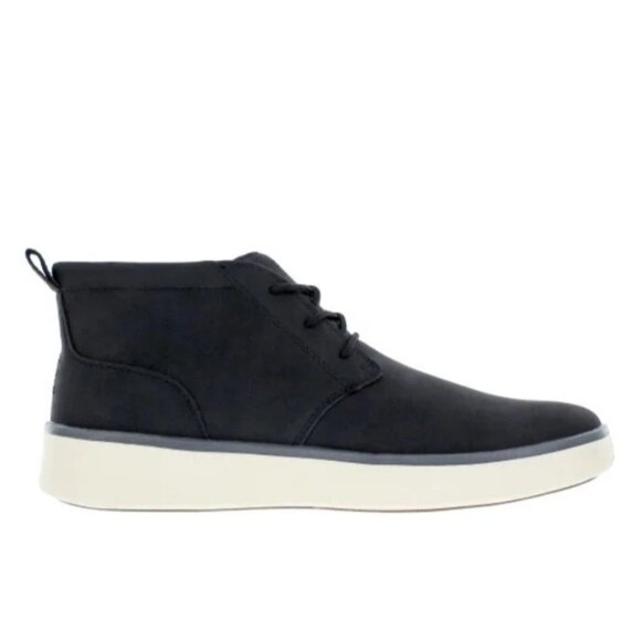 Izod 11 Palmer Men's Chukka Boots Black Leather Round Toe Lace-up Shoes Sneaker - Picture 11 of 14